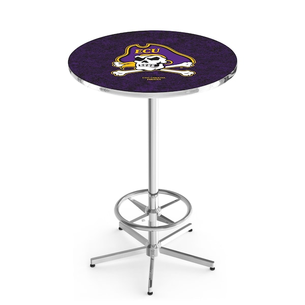 42" Chrome East Carolina Pub Table